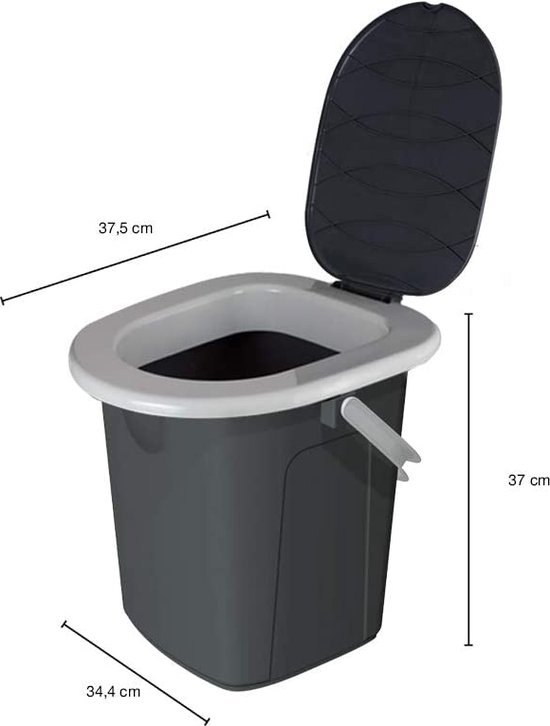 campingtoilet, grijs, M van Camp — afbeelding 3