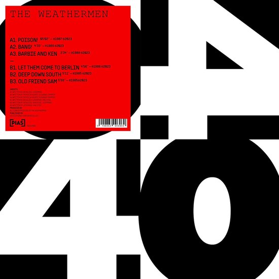 Weathermen - [PIAS] 40 (12" Single)