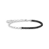 Thomas Sabo Women's Bracelet 925 Silver Dyes 19 Zwart 32023683
