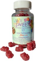 Kids Multivitamine aardbeismaak - Suikervrije Vitamine gummies kinderen - Vegan - Vitamine A, D, B12, C, ... - goed voor 2 maand - Bewezen werking - Helpt tegen vermoeidheid - Versterk je immuniteit - Geregistreerd bij het FAVV