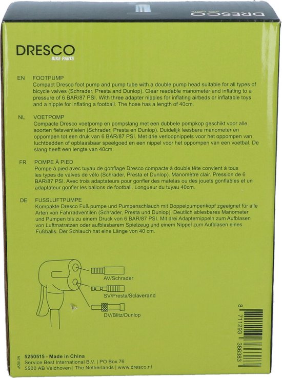 Dresco Voetpomp van Dresco — afbeelding 2