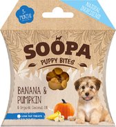 Soopa - Puppy - Banaan & Pompoen - Bites - Display 10 stuks