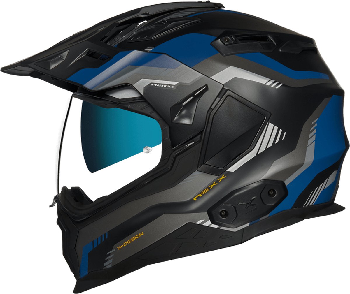 Nexx X.Wed2 Columbus Blue Black Matt XL - Maat XL - Helm