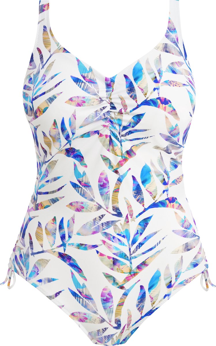 Fantasie Calypso Harbour UW V-Neck Swimsuit with Adjustable Leg Dames Badpak - Maat 75F