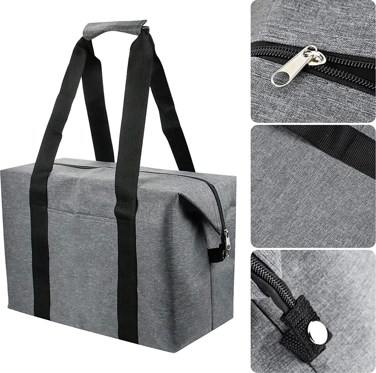 Koeltas, opvouwbare picknicktas, koeltassen, grote, geïsoleerde boodschappentas