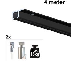 Artiteq Schilderij Ophangsysteem 4 meter All-in-one Top Rail