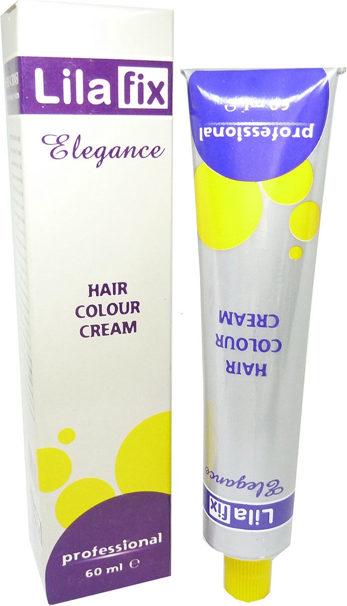 LilaFix Elegance Hair Colour Cream Permanente haar kleuring 60ml - 05.9 Light Tobacco Brown / Hellbraun Tabak