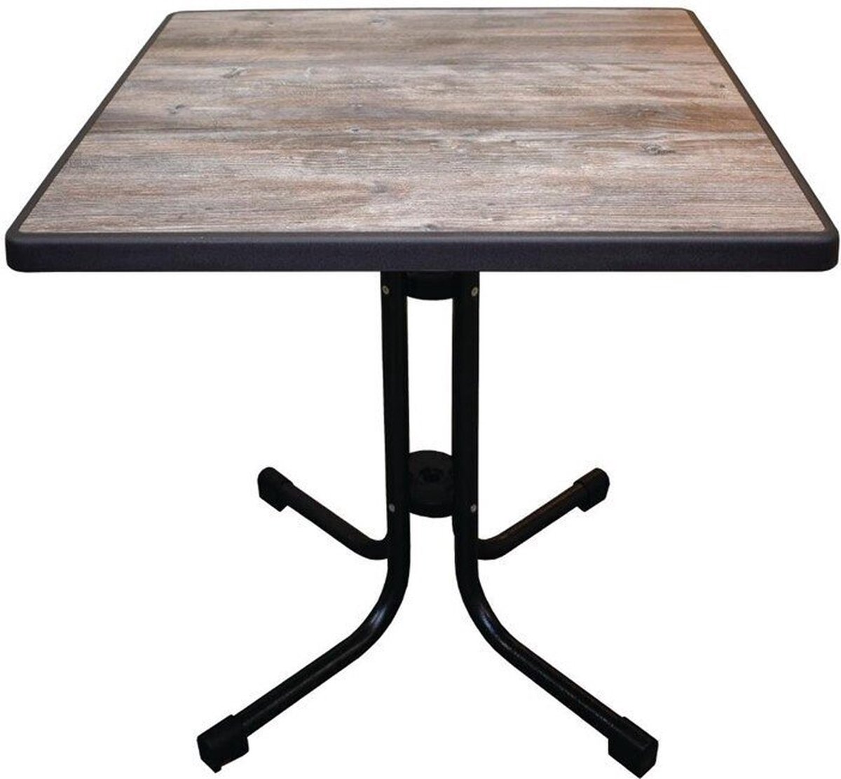 Limburg Vintage Opklapbare Terrastafel 70 X 70cm - Houtlook FN993