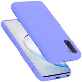 Cadorabo Hoesje geschikt voor Samsung Galaxy NOTE 10 in LIQUID LICHT PAARS - Beschermhoes gemaakt van flexibel TPU silicone Case Cover