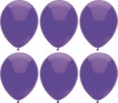 Haza Ballonnen verjaardag/thema feest - 300x stuks - paars - 29 cm
