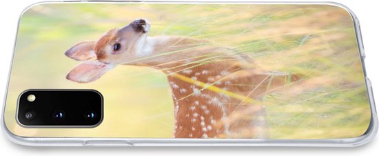 Coque Samsung Galaxy S20 - Cerf - Herbe - Vert - Siliconen