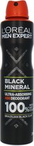L'Oréal Men Expert Déodorant Spray - 250 ml - Minéral Noir