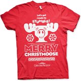 National Lampoon's Christmas Vacation - Merry Christmoose Heren Tshirt - 3XL - Rood