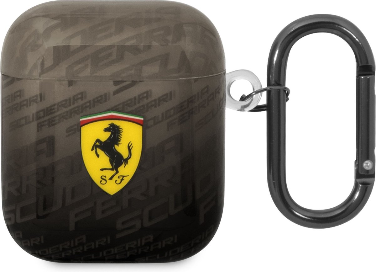 Ferrari Gradient Allover Case - Apple Airpods 1 & 2 - Zwart