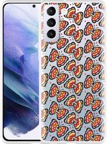 Hoesje Geschikt voor Samsung Galaxy S21 Plus Butterflies