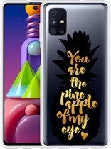 Hoesje Geschikt voor Samsung Galaxy M51 Big Pineapple