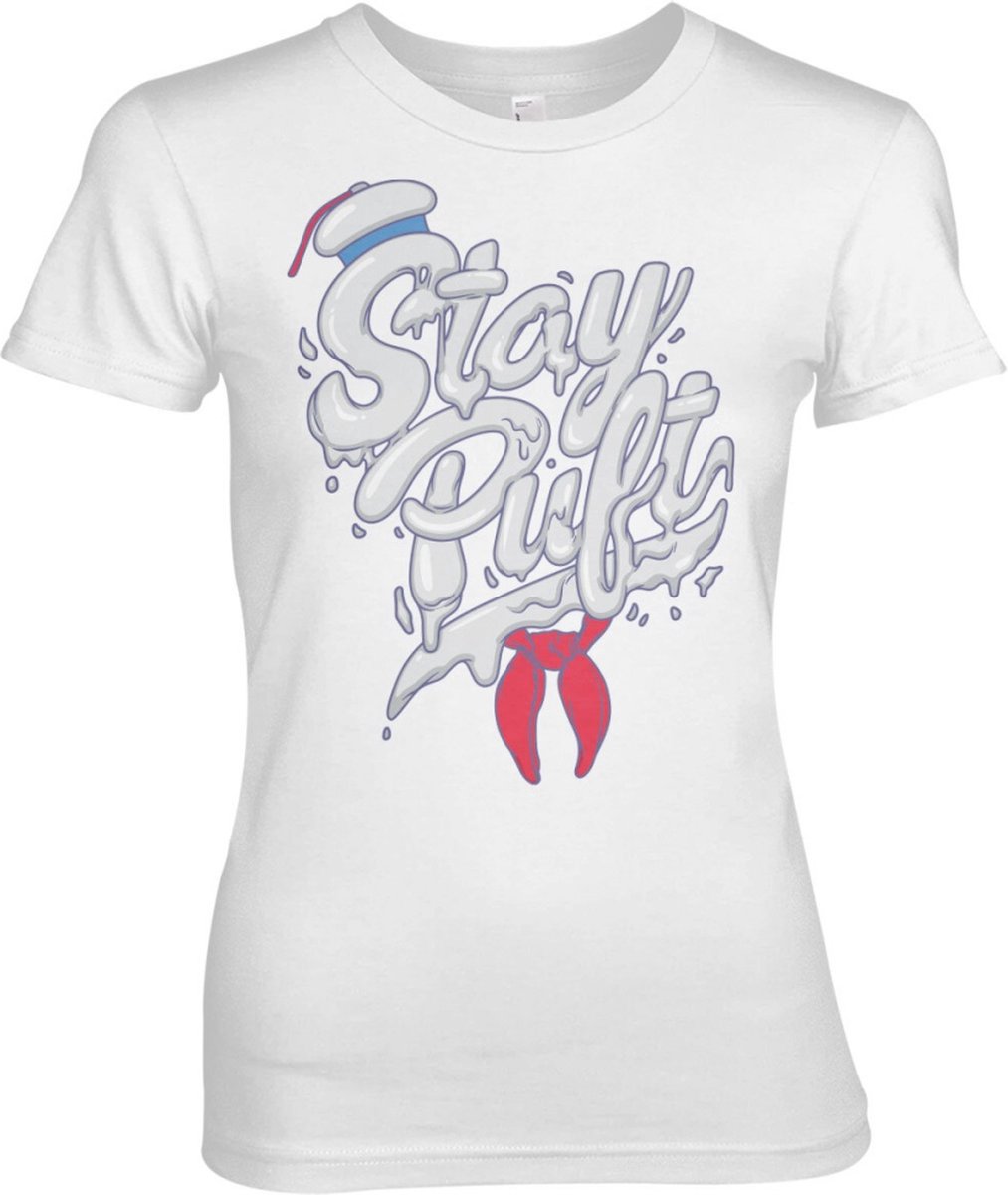 Ghostbusters Dames Tshirt -XL- Stay Puft Wit