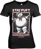 Tshirt Femme Ghostbusters -2XL- Stay Puft Marshmallows Zwart