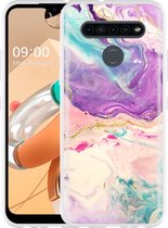 LG K41S Hoesje Dromerige Kleuren - Designed by Cazy