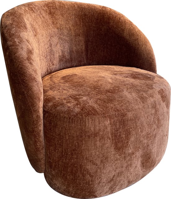 PTMD Sienne Copper 52 harmonie fabric fauteuil