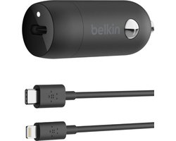 Belkin USB-C Auto Power Delivery snel lader 18W met USB-C naar Lightning kabel 1.2m - Wit