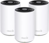 TP-Link Deco XE75 Pro - Mesh WiFi - Tri-band - Wifi 6E - 5400Mbps - 3-pack - 2022
