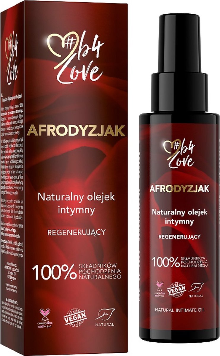 B4Love natuurlijke intieme olie Afrodisiacum 70ml
