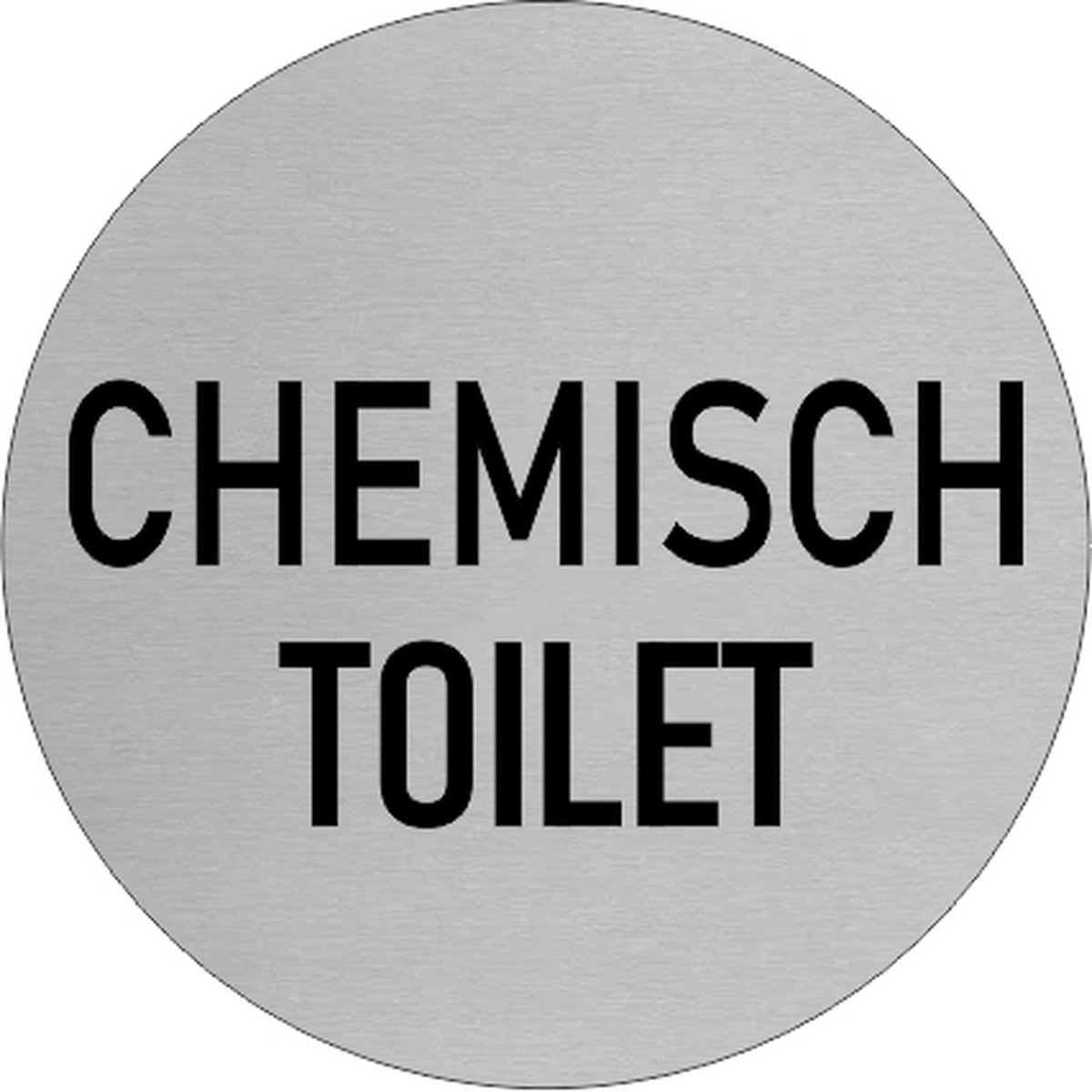 CombiCraft Aluminium Deurbordje Chemisch Toilet - 75mm - met tape