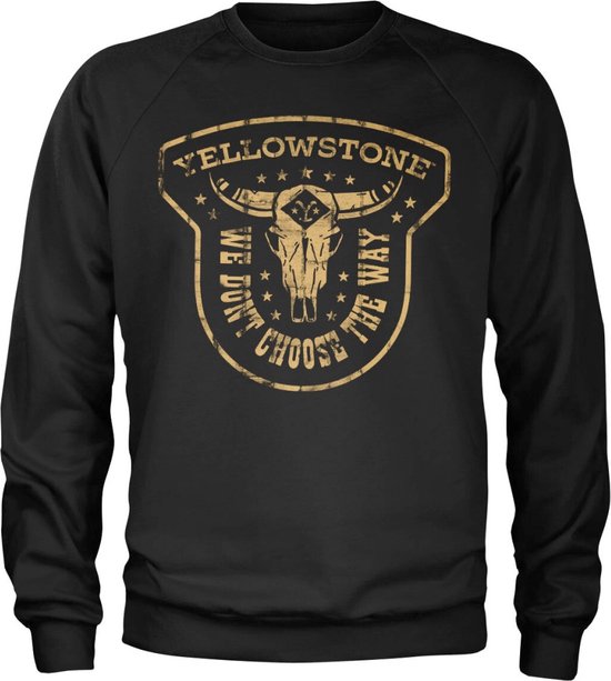 Yellowstone Sweater/trui -2XL- We Don't Choose The Way Zwart