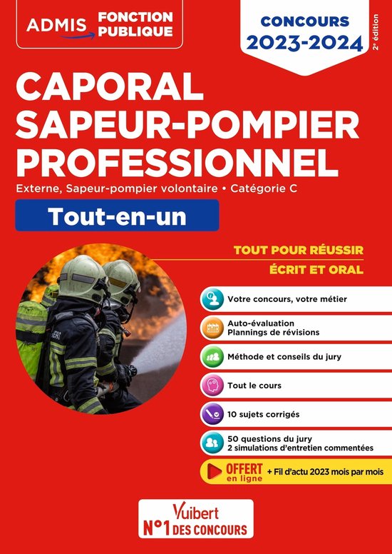 Concours Caporal Sapeurpompier professionnel Catégorie C Concours