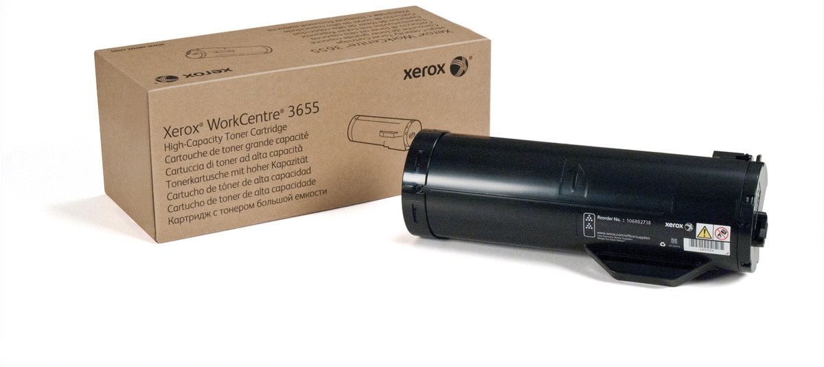 XEROX 106R02738 - Toner Cartridge / Zwart / Hoge Capaciteit