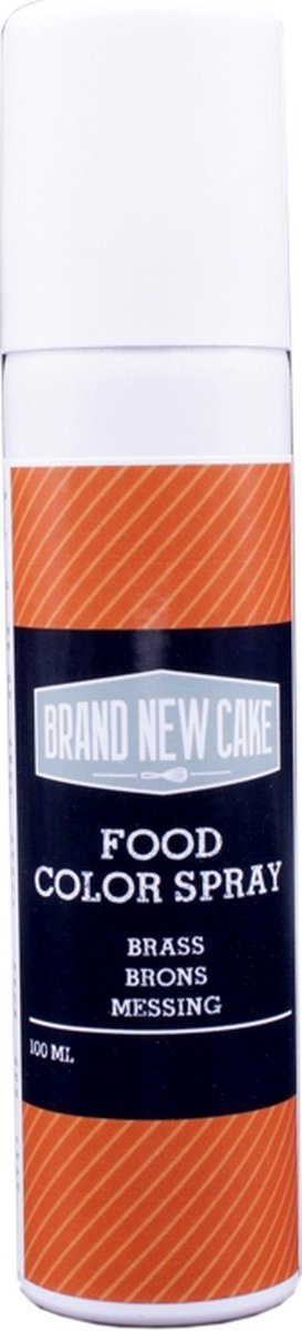 BrandNewCake® Kleurspray Metallic Brons 100ml - Kleurstof - Eetbare Voedingskleurstof - Bakken