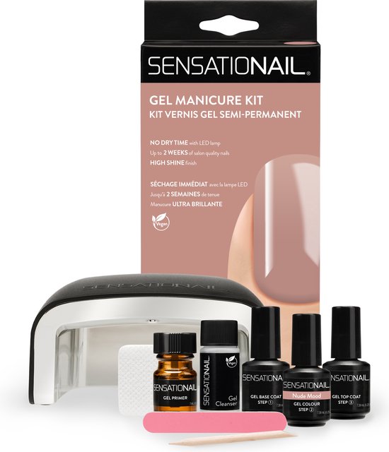 coupon bedreiging Machtigen Sensationail Gel Manicure Starter Kit - Nude Mood | bol.com