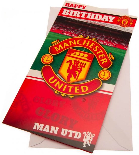 Manchester United Birthday Card