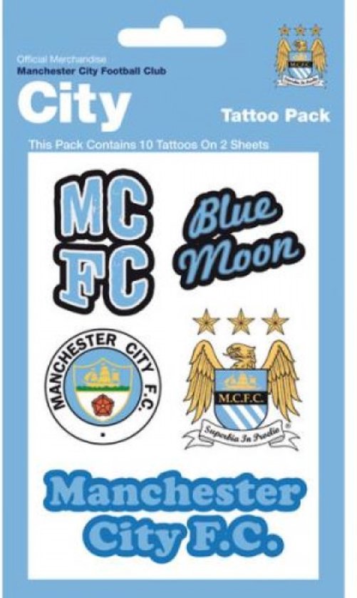 Manchester City Tattoo Pack
