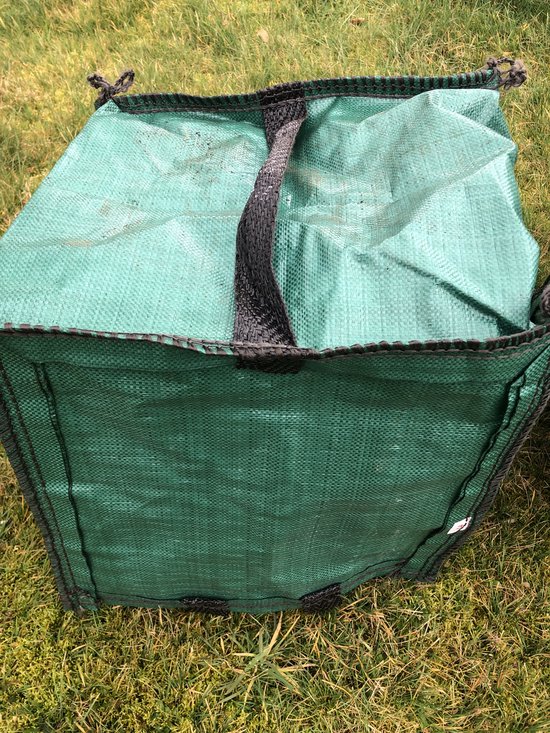 MINI ! tuinafvalzak 90 liter- onkruidzakken - bladzakken - tuinafval - groenafval zak - gebruik voor tuinonderhoud - puin zak - tuin tas - groenafvalzak - snoeiafval zak - zeer stevig van MINI — afbeelding 2