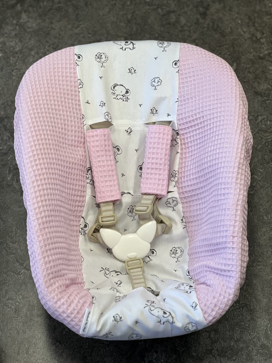 Stokke newborn hoes olifantjes roze