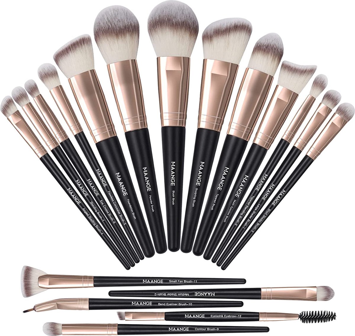 Make up brushes – set van make up kwasten – Make up kwastenset