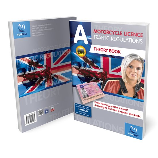 Motor Theorieboek 2024 Engels (English) - Motorcycle Theory Book Driving Licence A