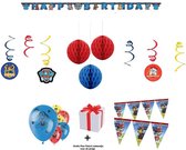 Nickelodeon - Paw Patrol - Slingers - Ballonnen Swirls - Honeycomb - Letterslinger - Versiering - Kinderfeest - Themafeest - Verjaardag
