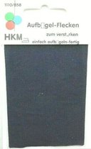 HKM reparatiedoek opstrijkbaar katoen navy blauw - art. 1110858HI - in 25 sec. op te strijken - 11 x 25 cm