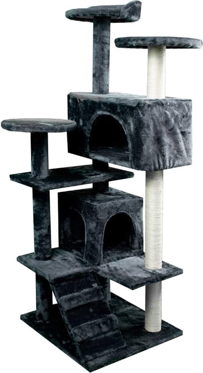 kattenkrabpaal / grote klimboom - speelhuis voor katten / playhouse for cats