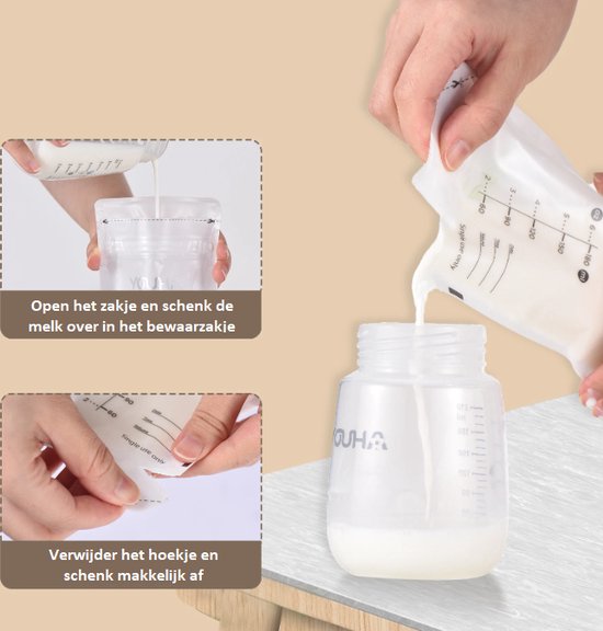 Alecto Moedermelk Bewaarzakjes 220ml-100stks BF100