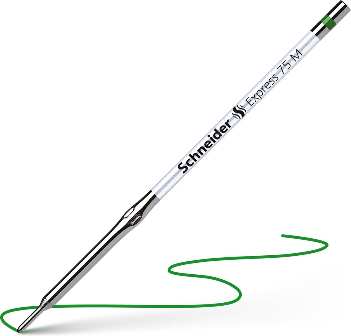 Balpenvulling Schneider Express 75 medium groen