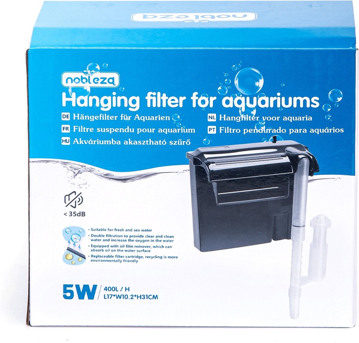 Nobleza Filter pompe aquarium - Pompe à eau pour aquarium - Pompe de  circulation pour
