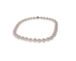 Parel collier – Zuidzee parel 11.1/13.6 mm - 14karaat witgoud– magneetslot - Collier 43 cm – uitverkoop Juwelier Verlinden St. Hubert - van €1965,= voor €1375,=
