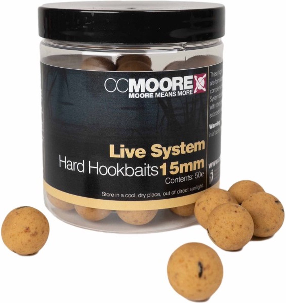 CC Moore Live System Hard Hookbaits 15mm