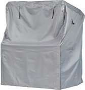 Housse de protection pour fauteuil-cabine en osier | 165 x 100 x 165/140 cm | polyester tissé Oxford 600D, couleur : gris