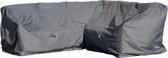 Beschermhoes voor dining-lounge-hoek | 237 x 237 x 65/100 cm | polyesterweefsel van het type Oxford 600D, kleur: grijs.