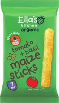 5x Ella's kitchen Maize Sticks Tomaat + Basilicum 7+m 16 gr